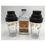 Vintage Barware Lot (3‑Piece)