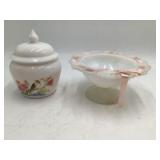 Vintage Ceramic Décor Lot (2‑Piece)