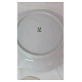 Vintage Floral Serving Platters – Mismatched Rose & Cabbage Rose Designs