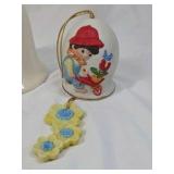 Vintage Porcelain & Glass Collectible Bells Assortment