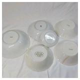 Assortment of vintage porcelain serving bowls