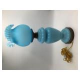 Antique Fenton Glass lamp