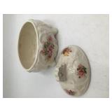 Vintage covered trinket/jewelery box