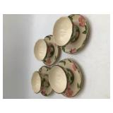 Vintage Franciscan Desert Rose China Partial Set