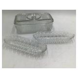 Vintage Clear Glass Dishes