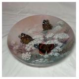 Pair of Vintage Collector Plates – "On Gossamer Wings" Series by Lena Liu, 1988 & 1989, Butterflies