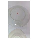 Vintage Floral Serving Platters – Mismatched Rose & Cabbage Rose Designs