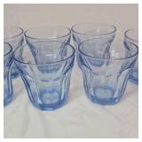 Vintage Turquoise Blue Glass Tumblers – Duralex Picardie Style