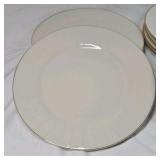 Vintage China Dinner Plates – Gold Rim & Embossed Pattern