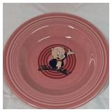 Vintage 1994 Fiesta Looney Tunes Porky Pig Rose Pink Set - That