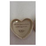 Lenox China Treasures Heart-Shaped Trinket Box with Doves
