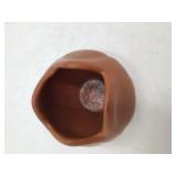 Van Briggle Colorado Tulip Bud Vase in Mulberry Brown Matte Glaze