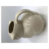 Vintage Smiley Pig Creamer Pitcher Patented USA Floral Design