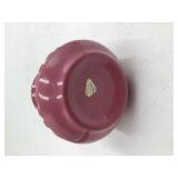 Vintage Roseville Pottery Handled Vase in Rose Color