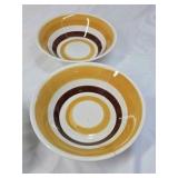 Assortment of vintage porcelain serving bowls