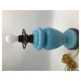 Antique Fenton Glass lamp