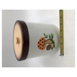 Vintage Mushroom Ceramic Canister Set