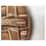 Vintage Ceramic Bucket Cookie Jar