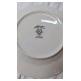 Vintage China Dinner Plates – Gold Rim & Embossed Pattern