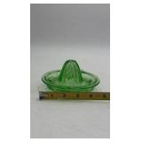 Uranium Glass Citrus Juicer