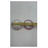 Vintage French Porcelain Trinket Box with Floral Design