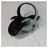 Vintage Hull Woodland Pottery Console Bowl, Basket & Vases