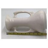 Vintage Ceramic Vase – Ivory with Handles (USA Marked)
