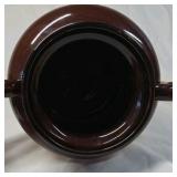 Vintage Patriotic Pottery Crock – Eagle & Flag Design (No Lid)