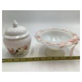 Vintage Ceramic Décor Lot (2‑Piece)