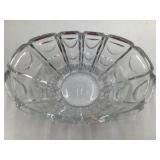 Toscany Crystal Bowl – Cut Glass Scalloped Design, Made in West Germany
