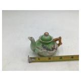 Vintage Japanese Miniature Teapot with Dragon Design