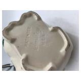 Vintage Smiley Pig Creamer Pitcher Patented USA Floral Design