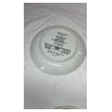 Pair of Vintage Collector Plates – "On Gossamer Wings" Series by Lena Liu, 1988 & 1989, Butterflies