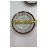 Vintage Monterey Stoneware "Brown" Floral Pattern Set by M.I. Japan