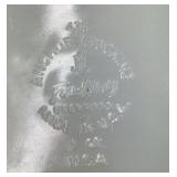 Vintage Fire-King Anchor Hocking Casserole Dish Atomic Starburst Pattern with Lid