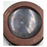 Vintage Black Cast Iron Look Cookie Kettle Teapot Cookie Jar with Wire Bail Handle Made in Japan