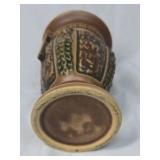 Vintage Roseville Florentine Vase – Brown with Handles (1924 Pattern)