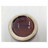 Vintage Hull Oven Proof Brown Drip Glaze Creamer and Sugar Set