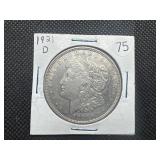 1921-D Silver Morgan Dollar