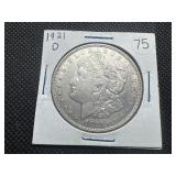 1921-D Silver Morgan Dollar