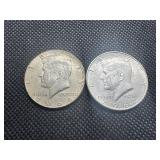 1964 and 1964-D 90% Silver Kennedy Half Dollars