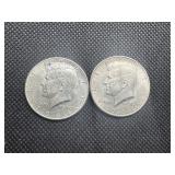 1964 and 1964-D 90% Silver Kennedy Half Dollars