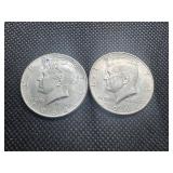 1964 and 1964-D 90% Silver Kennedy Half Dollars