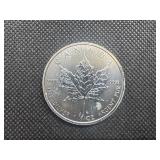 2011 BU Silver Canada Maple Leaf Coin - 1 Oz. of .9999 Silver