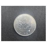 2011 BU Silver Canada Maple Leaf Coin - 1 Oz. of .9999 Silver