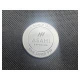 BU One Ounce .999 Silver Asahi Refining Round