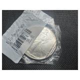 1995 Uncirculated American Silver Eagle in sealed Littleton package