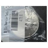 1997 Uncirculated American Silver Eagle in sealed Littleton package