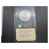 2000 Uncirculated American Silver Eagle in sealed Littleton holder