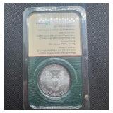 2000 Uncirculated American Silver Eagle in sealed Littleton holder